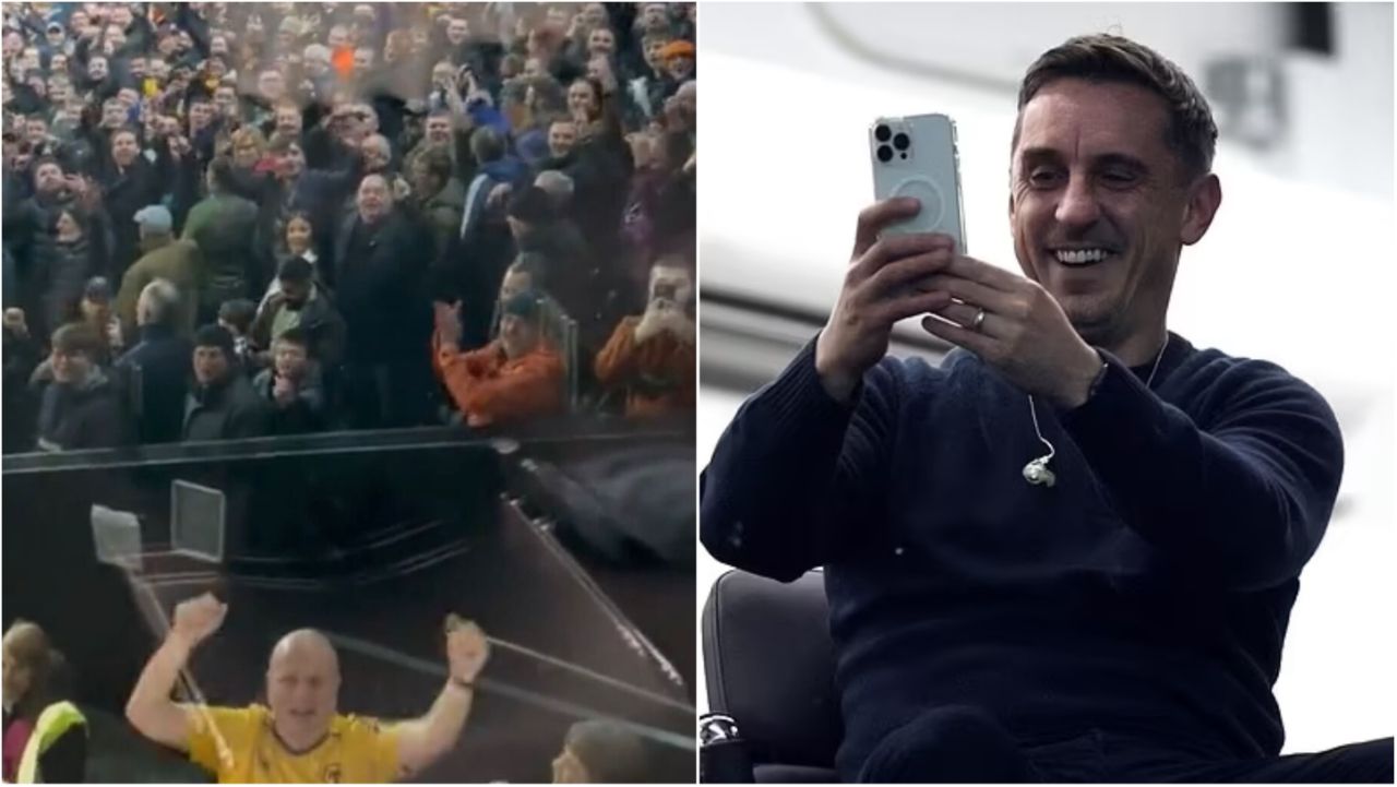 Gary Neville S Reaction To Wolves Fans X Rated Chant At Fulham Was