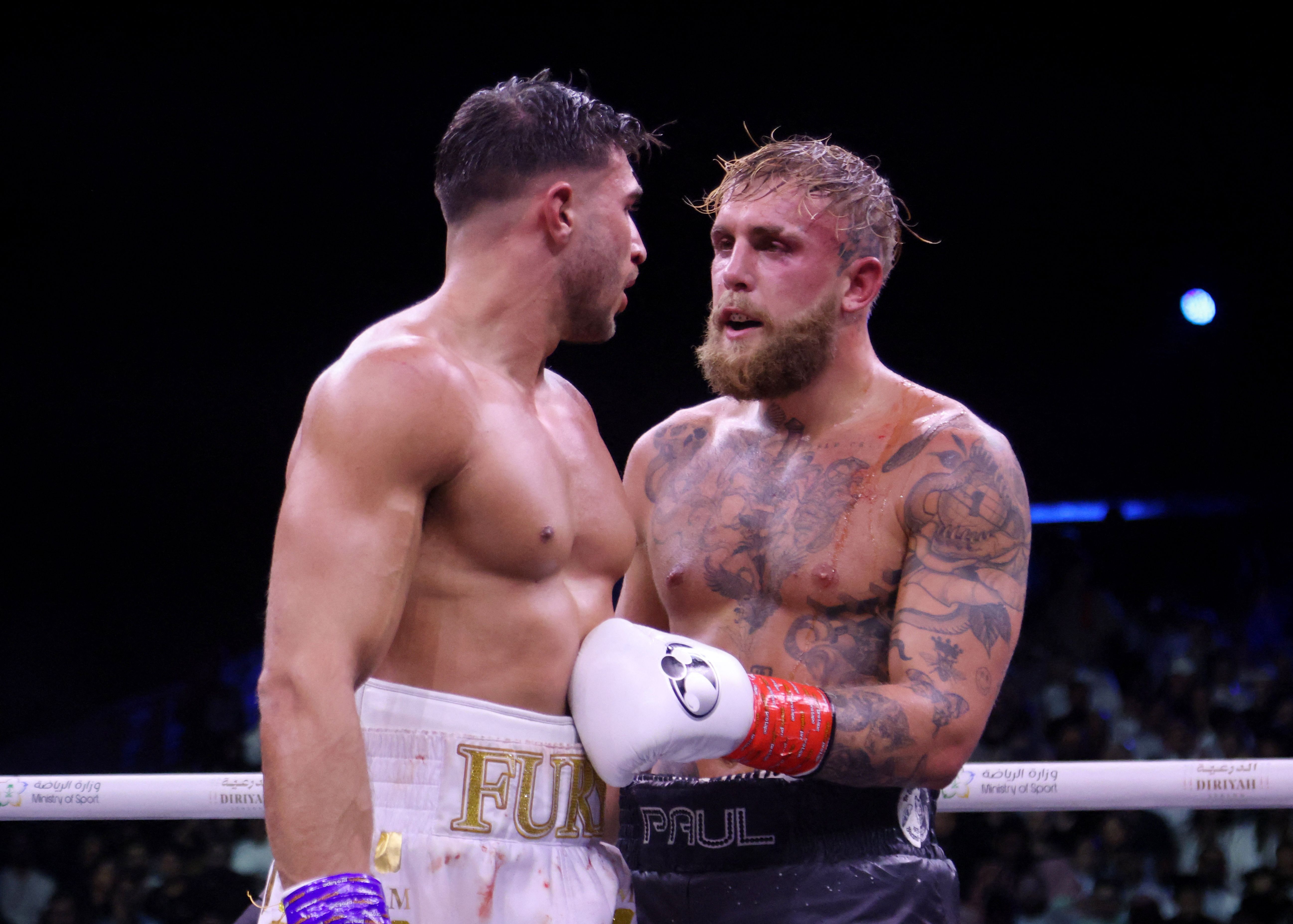 Jake Paul Asked Embarrassing Question By Ref During Tommy Fury Fight