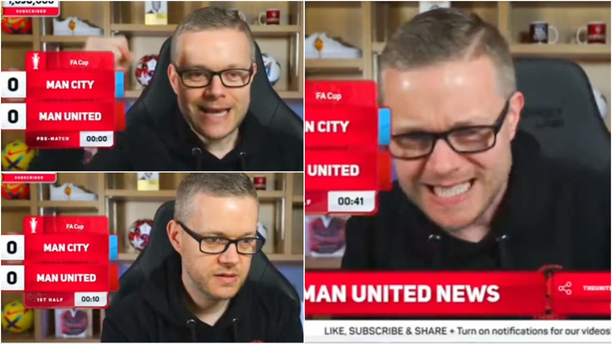 Man Utd Fan Almost Immediately Made To Regret Mocking Man City Fans