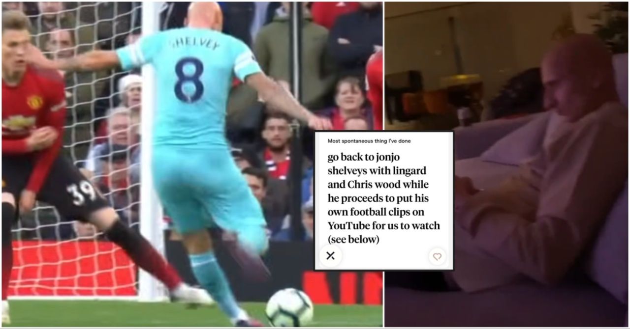 Jonjo Shelvey Showed Fan Youtube Compilation After Night Out