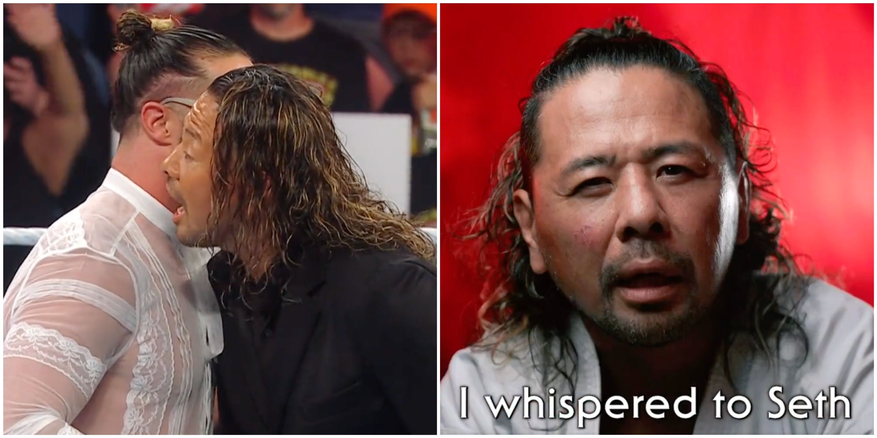 WWE What Shinsuke Nakamura Whispered In Seth Rollins Ear On Raw Revealed