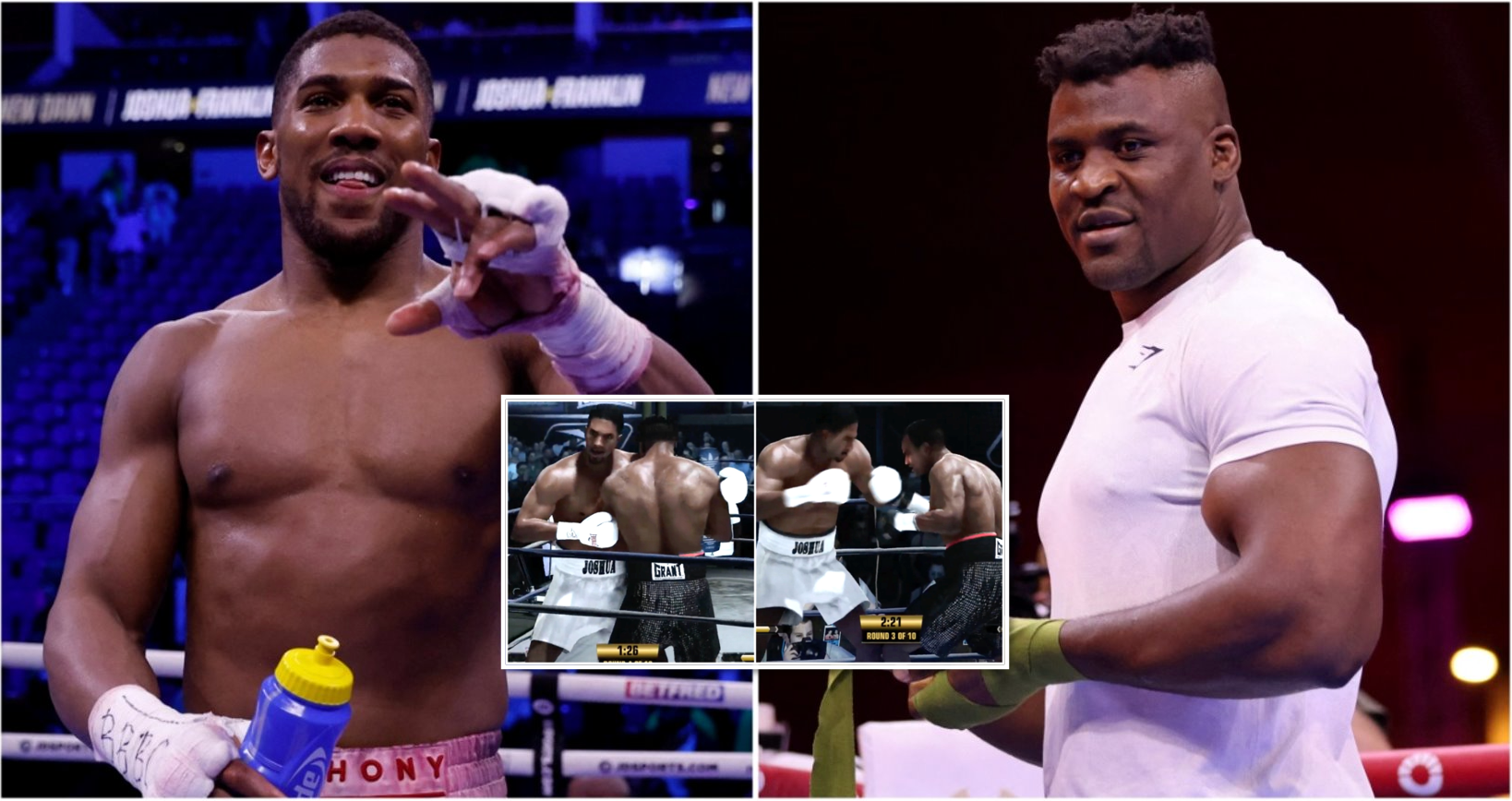 Anthony Joshua Vs Francis Ngannou Simulation Ends In Huge Knockout