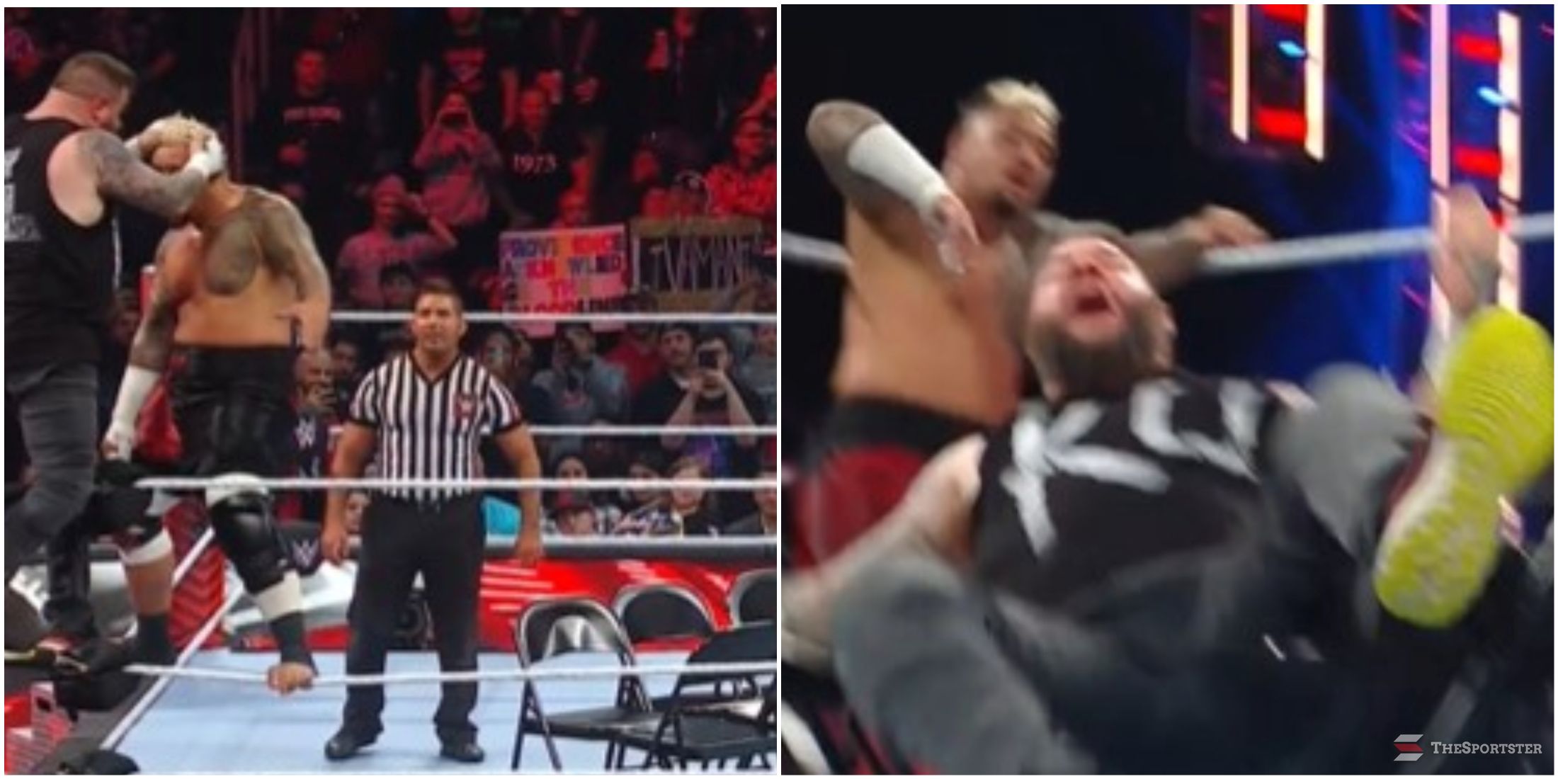 WWE Raw Solo Sikoa Destroyed Kevin Owens In A Stunning Chairs Spot