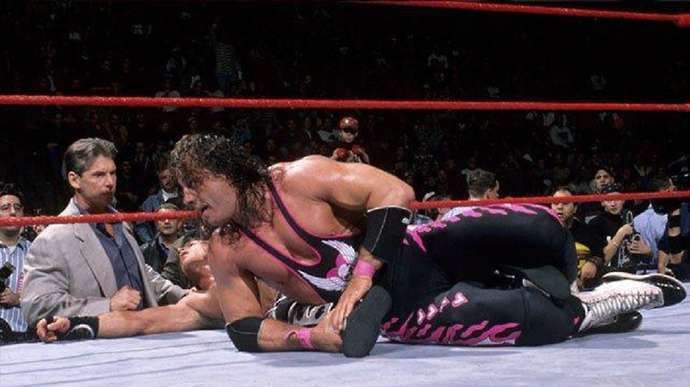 Bret Hart punched Vince McMahon in the face 