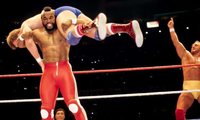 Mr. T appeared at WM 1
