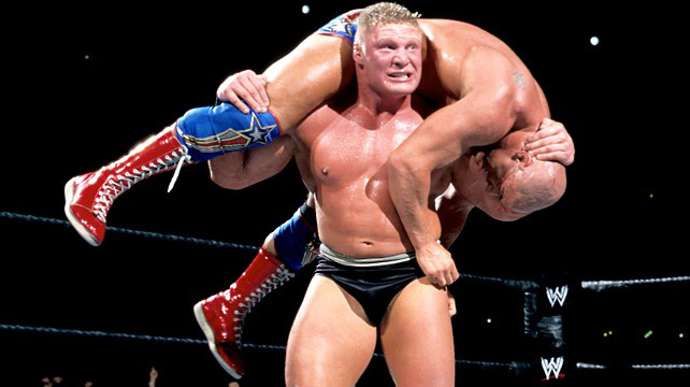 Lesnar vs Angle was epic