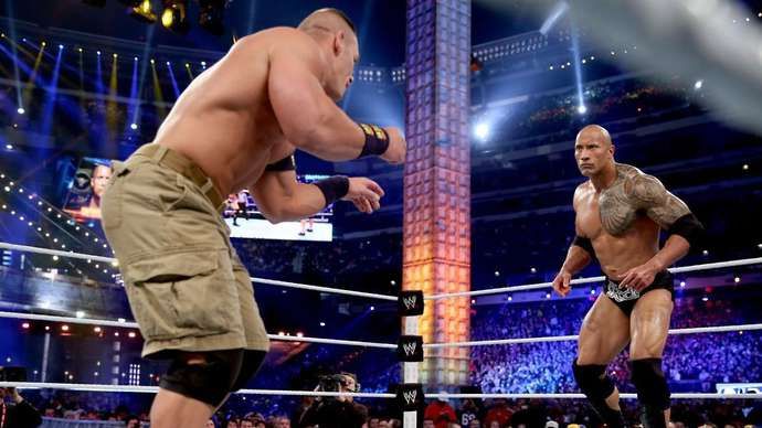 Rock vs Cena was huge