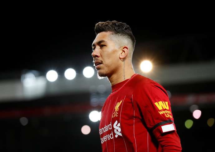Firmino in action for Liverpool