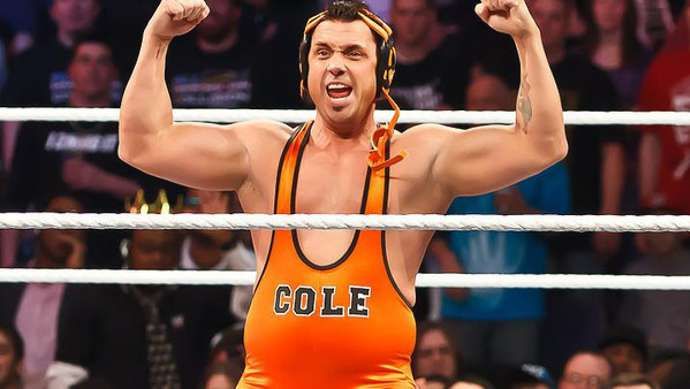 Cole was in the ring at WM27