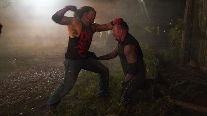 Styles and Undertaker went to war at WrestleMania