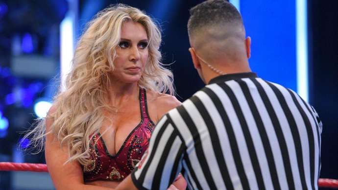Flair was injured by Nia Jax on RAW