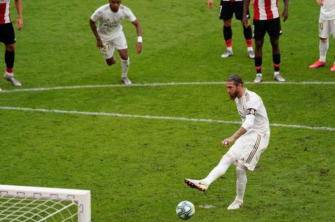 Ramos' penalty vs Bilbao