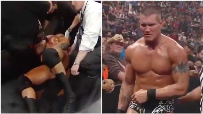Orton shattered his collarbone in 2008
