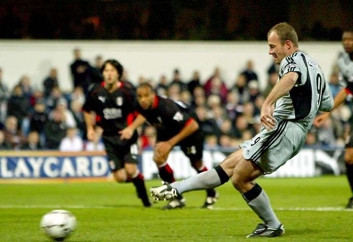 Shearer in action