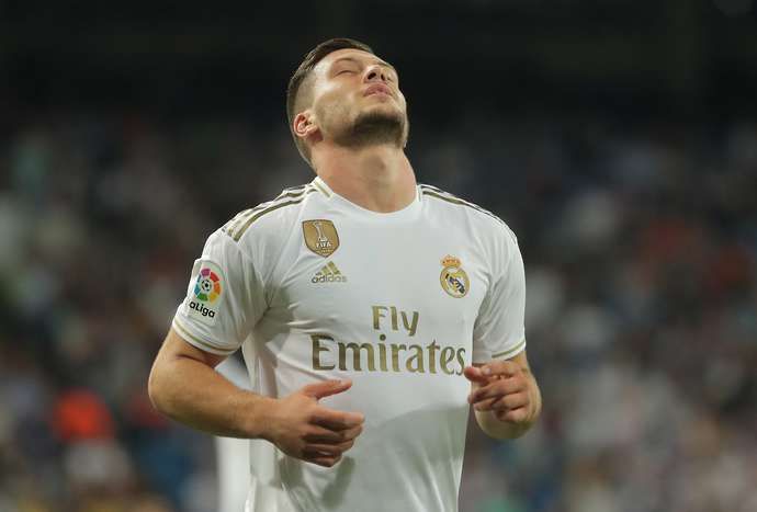 Jovic with Real Madrid