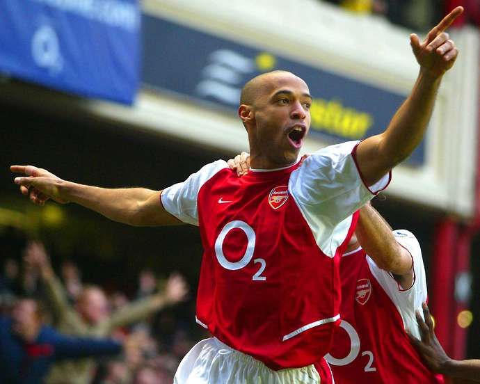 Henry with Arsenal