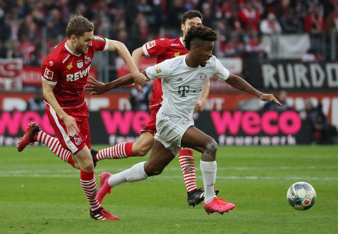Coman in action