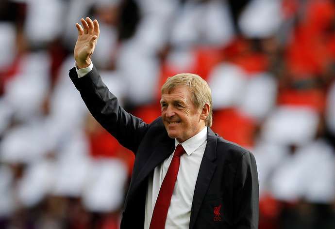 Dalglish waves to fans