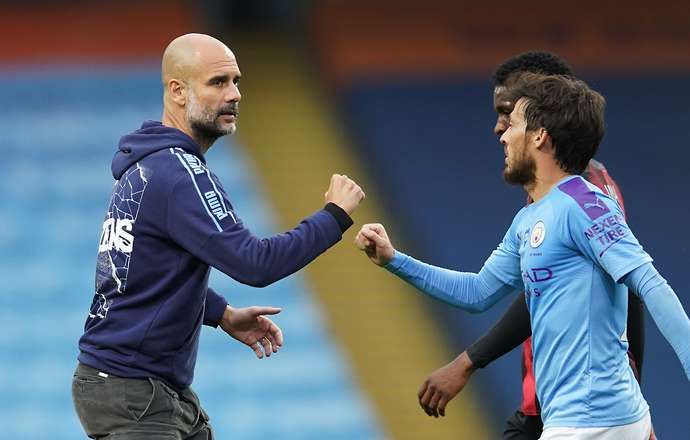 Pep had high praise for his legend