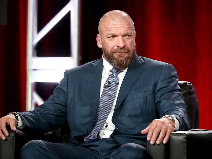 Triple H continues his work BTS