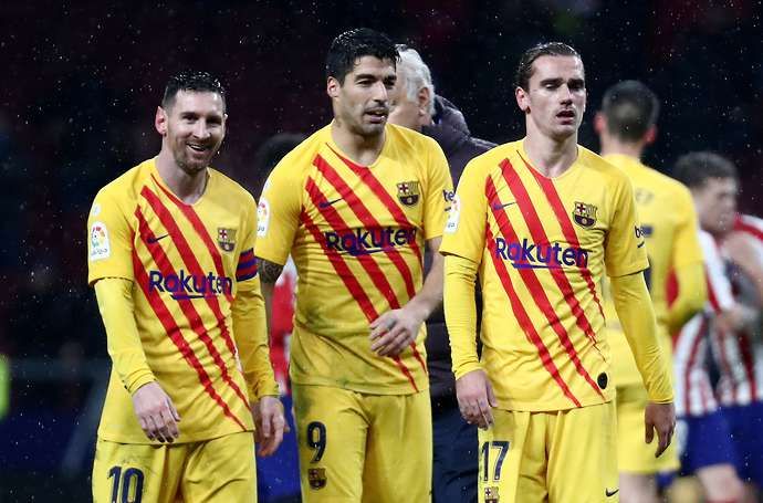 Barca's front three are frightening