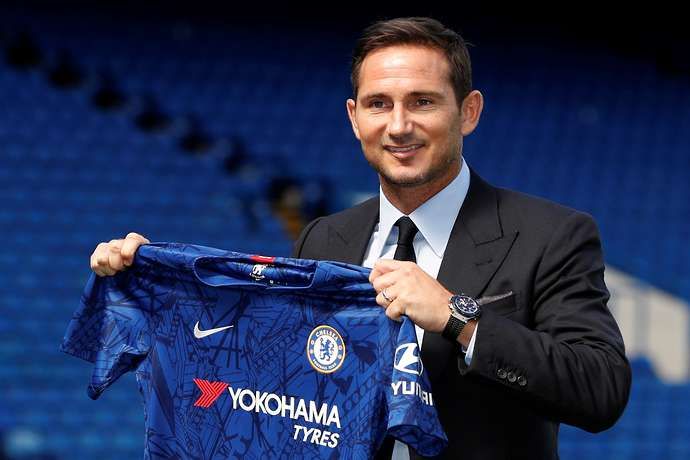 Lampard arrived at Chelsea last July