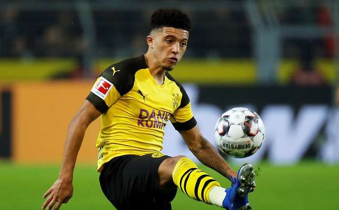 Sancho in action for Dortmund
