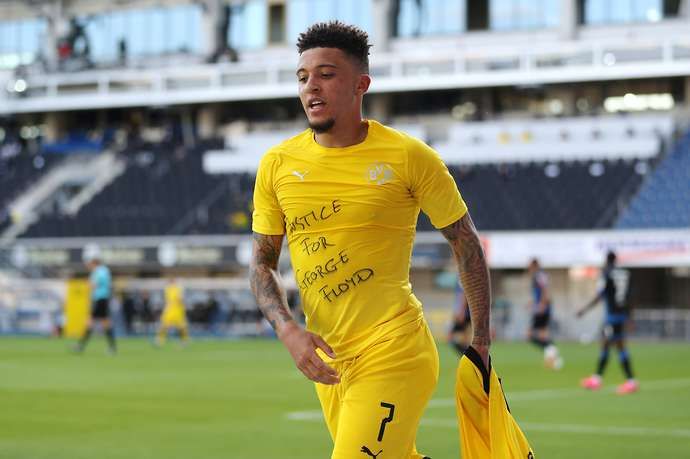 Sancho was on fire for Dortmund