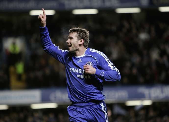 Shevchenko was a record signing for Chelsea