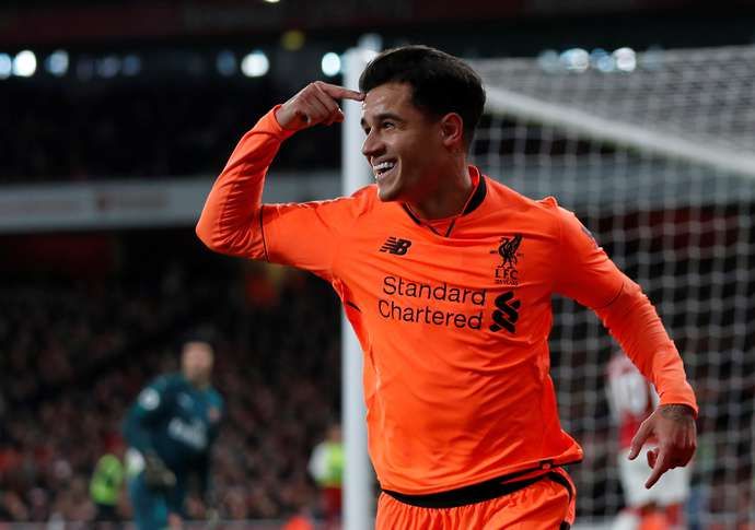 Coutinho with Liverpool