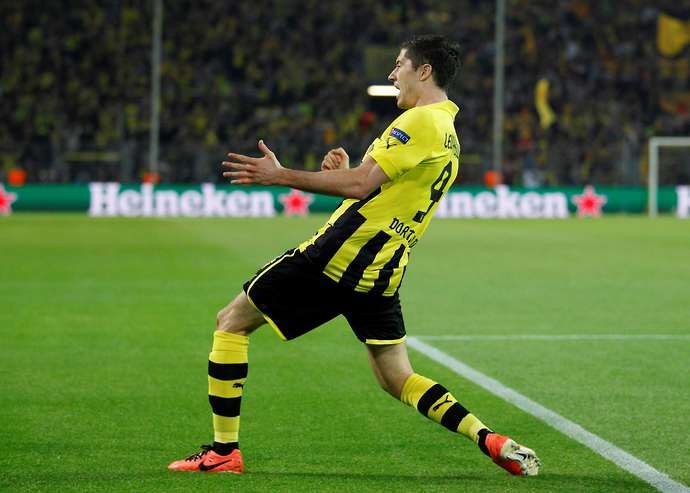 Lewandowski became world class at Dortmund