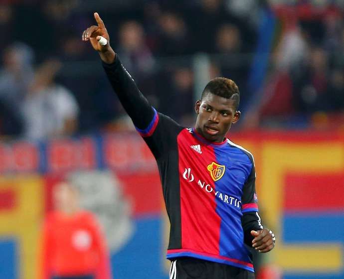 Embolo with Basel