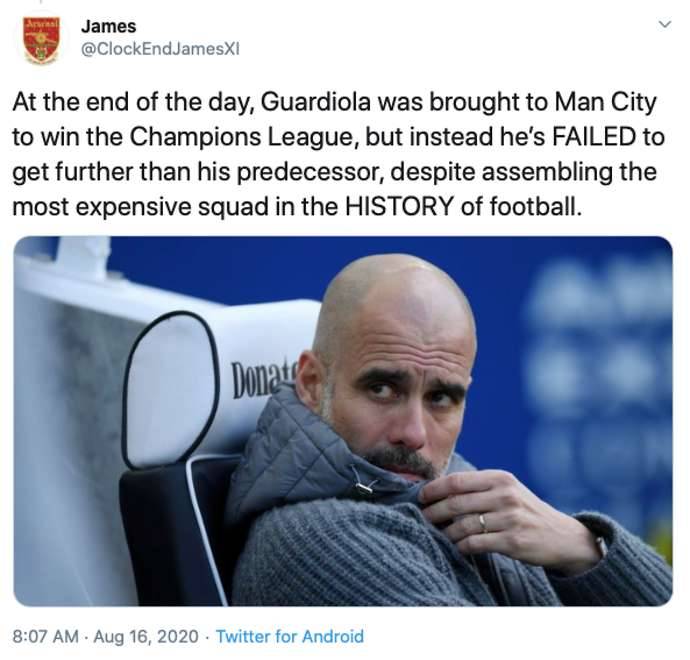 Pep Guardiola labelled 'one of the biggest frauds' in brutal thread ...