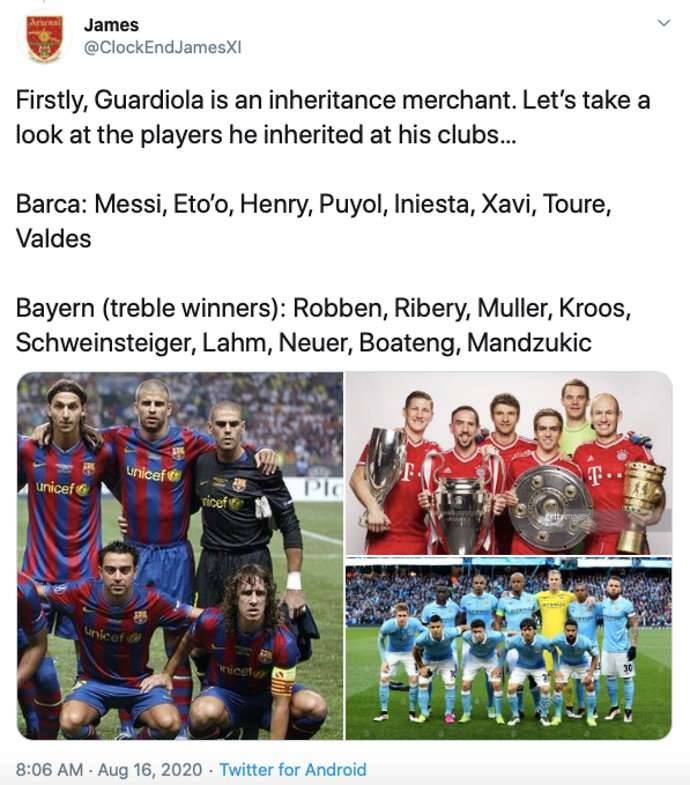 Pep Guardiola labelled 'one of the biggest frauds' in brutal thread ...