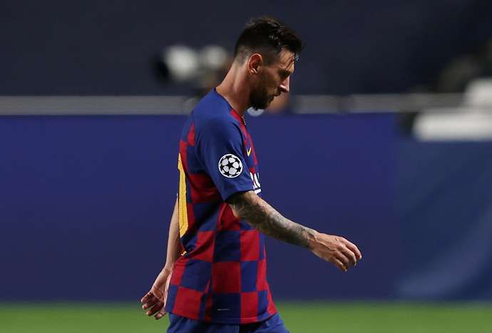 Messi dejected