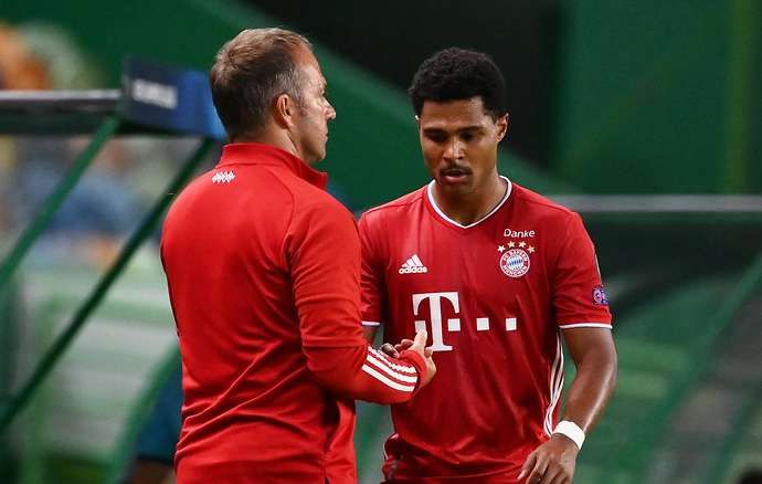 Gnabry in action for Bayern