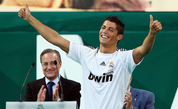 Ronaldo joined Madrid in 2009
