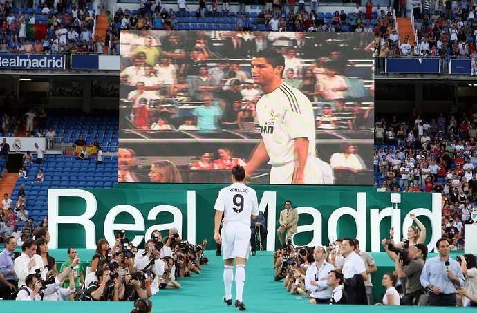 Ronaldo's 2009 transfer is on the list