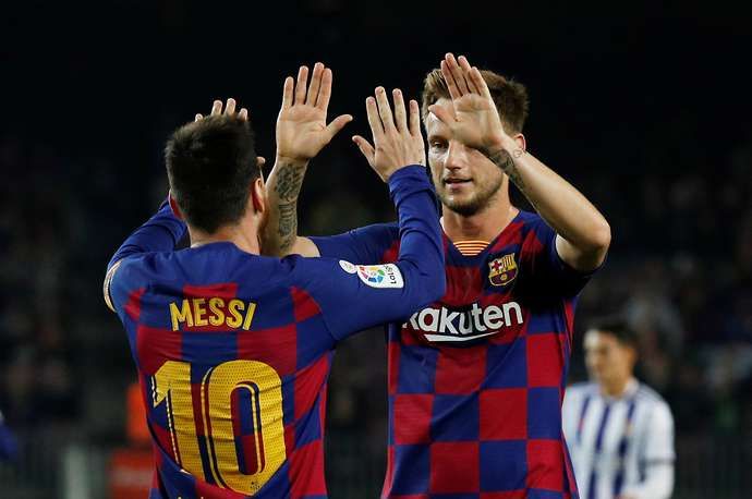 Rakitic and Messi