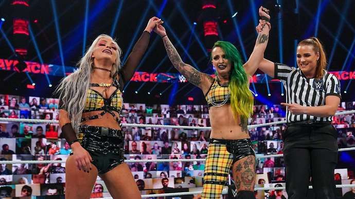 The Riott squad won on the pre-show
