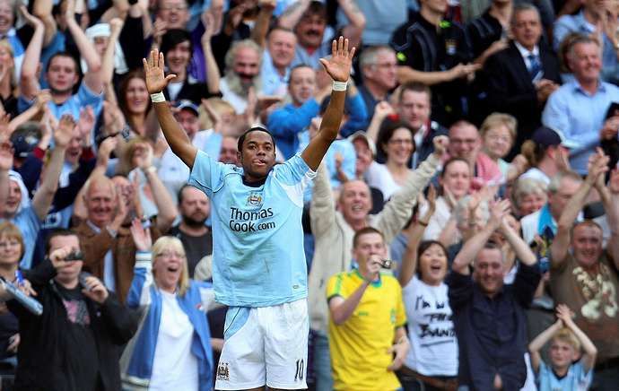 Robinho had two years in Manchester