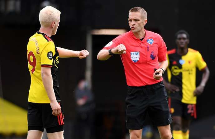 Will Hughes in action for Watford
