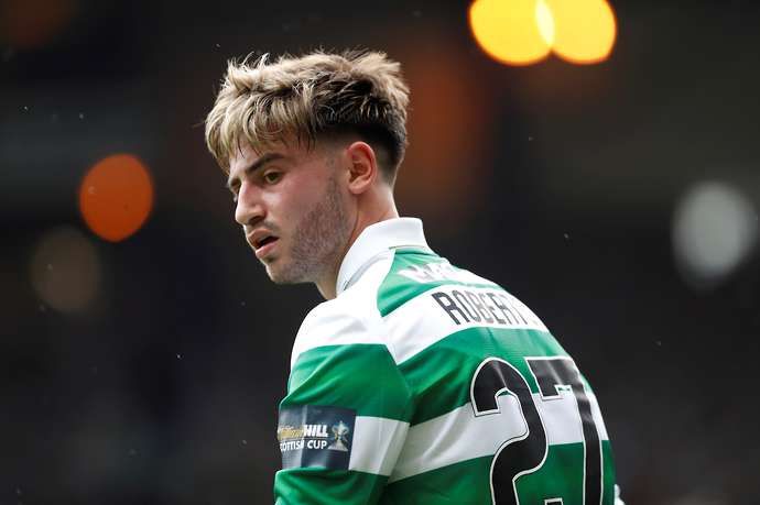 Patrick Roberts in action for Celtic