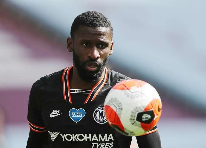Rudiger with Chelsea