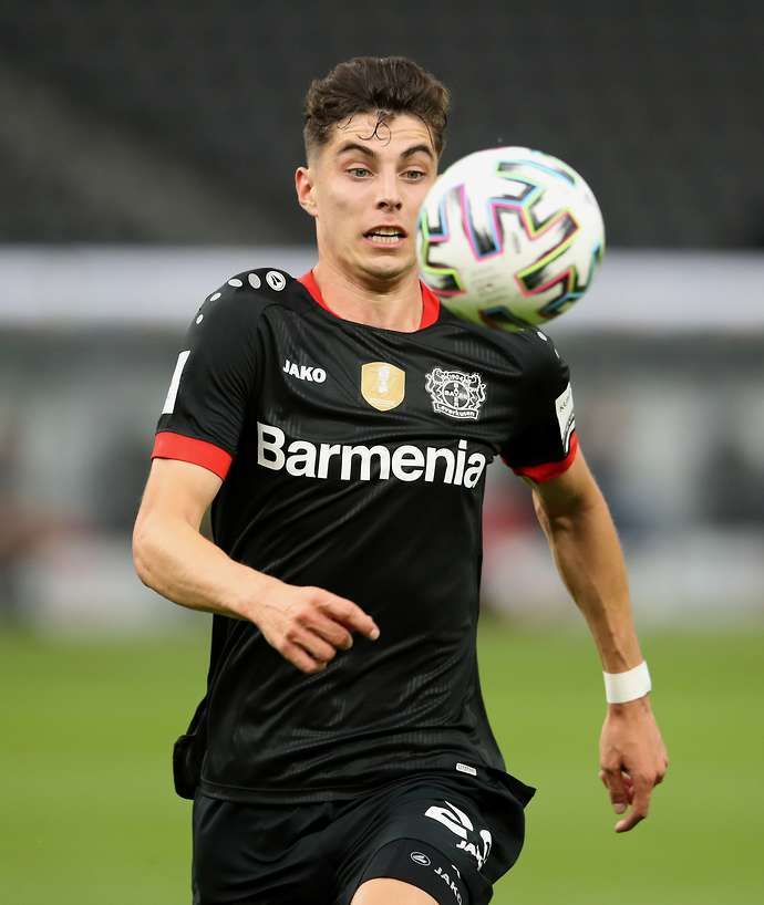 Havertz with Leverkusen