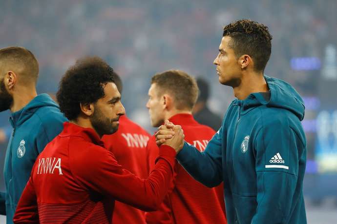 Salah and Ronaldo