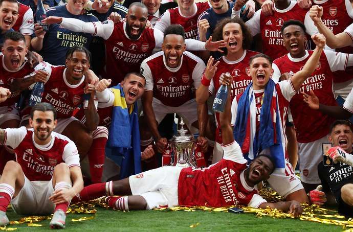 The Gunners have won the FA Cup
