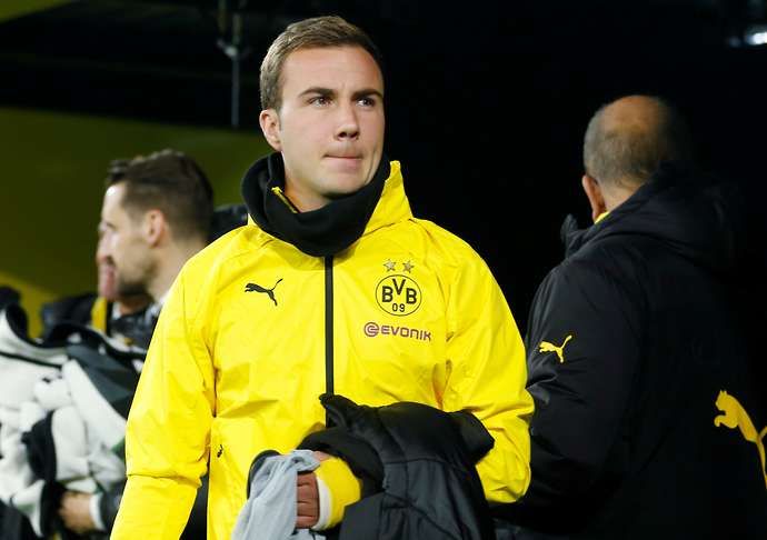 Gotze's comeback was marred by injury