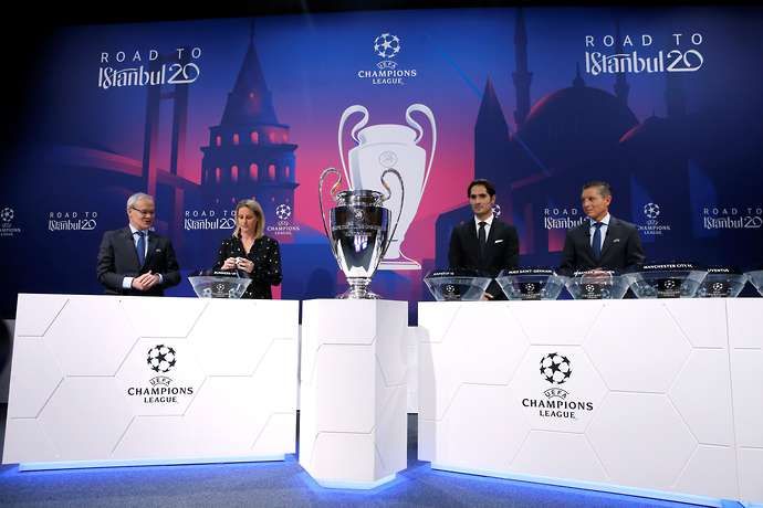 The Champions League draw happens in a couple of weeks