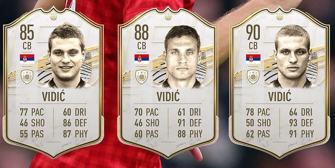 Vidic is in the game